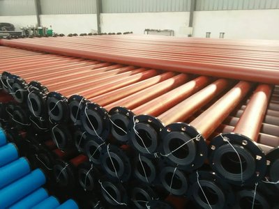 彩色法兰连接PE给水管