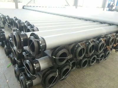 彩色法兰连接PE给水管