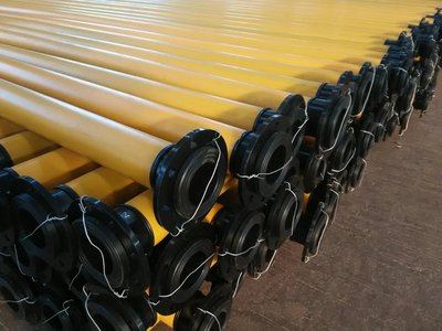 彩色法兰连接PE给水管