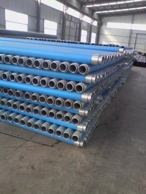 蓝色卡箍式连接钢丝网骨架管